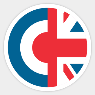 Mod Brit Sticker